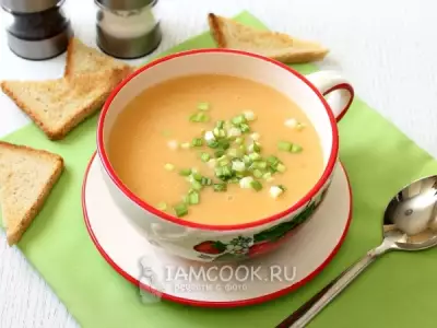 Овощной крем суп со сливками