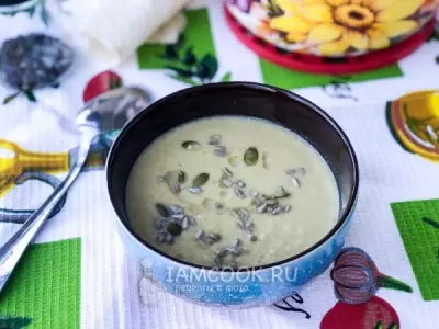 Суп-пюре из брокколи без картошки