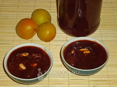 Абрикосовое варенье с какао и сливочным маслом