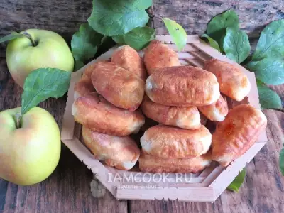 Пирожки с яблоками без дрожжей
