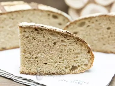 Цельнозерновой хлеб без дрожжей в духовке