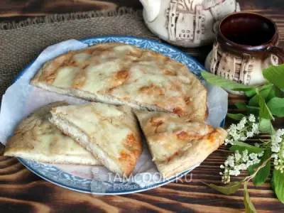Хачапури с сыром и творогом (ПП)