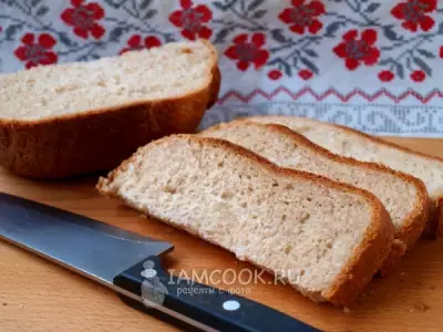 Белый хлеб с отрубями в хлебопечке