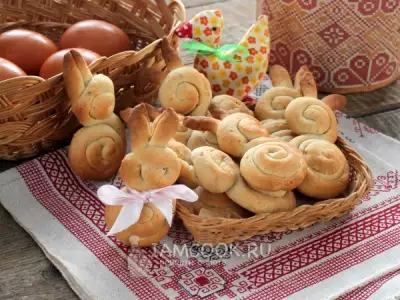 Пасхальное печенье «Зайчики»