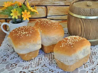 Клюквенный хлеб с кунжутом