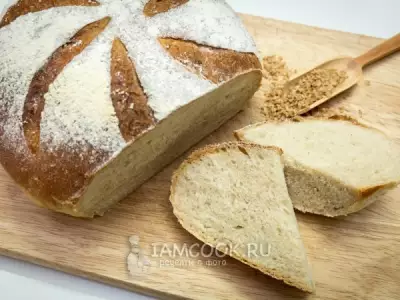 Пшеничный хлеб с гречневыми хлопьями