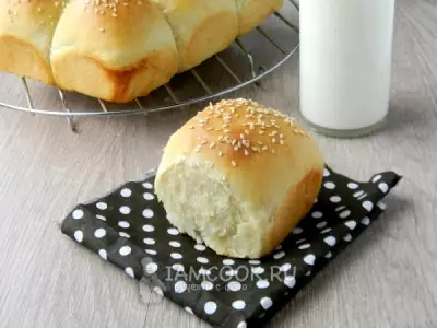 Порционный хлеб на сливках