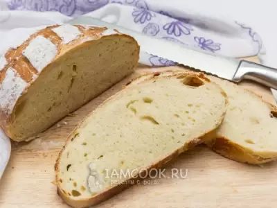 Дрожжевой хлеб на сметане в духовке