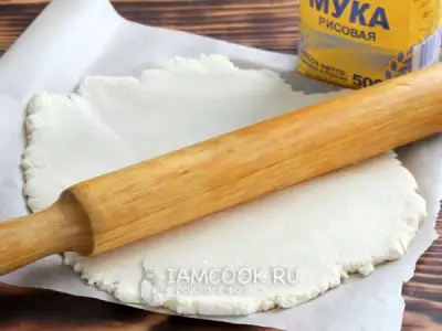 Творожное тесто пп с рисовой мукой