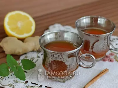 Чай с имбирем от простуды