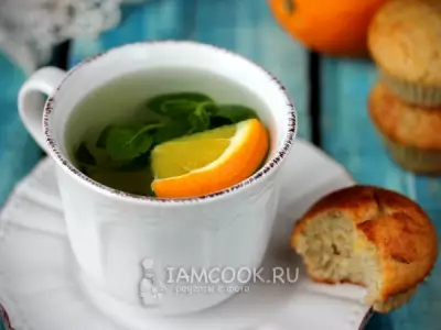 Мятный чай с апельсином
