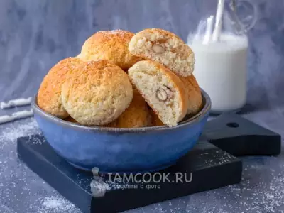 Постное кокосовое печенье