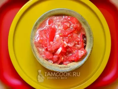 Арабский салат суп из розовых помидоров