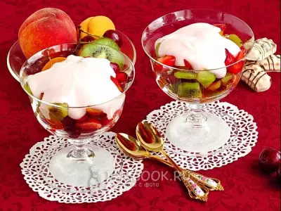 Десерт фруктово ягодный трофей