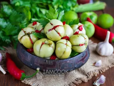 Зеленые помидоры по-грузински
