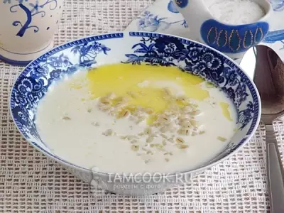 Молочный суп с перловой крупой