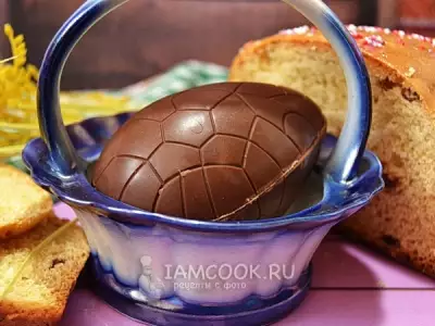 Шоколадное яйцо с сюрпризом своими руками