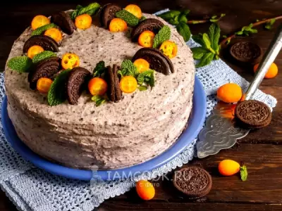 Торт с печеньем «Орео» фото