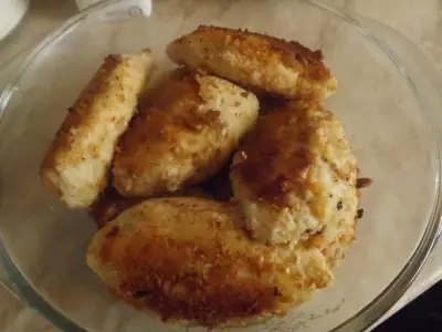 Картофельные котлеты с курицей (готовим быстро и просто!)