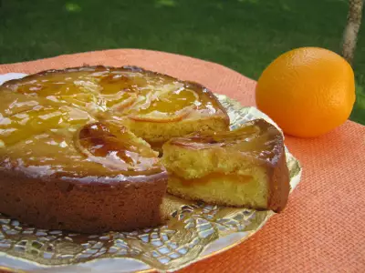 Пирог с апельсиновым кремом orange cream cake