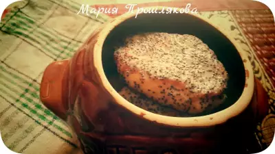 Сырники с изюмом и маковым соусом