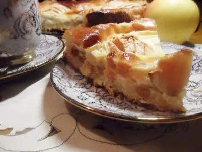 Яблочный пирог "легенды осени" (фм "рецепт выходного дня. внеконкурсный рецепт)