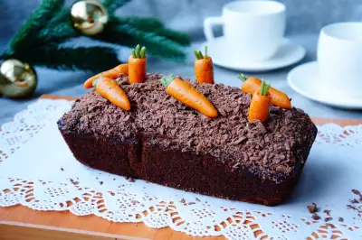 Морковно-гречневый кекс