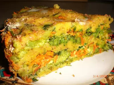Слоеный пирог овощная соната