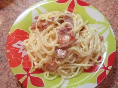 Спагетти  "карбонара"