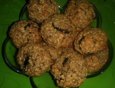 Овсяное печенье с черносливом (без муки и крахмала)