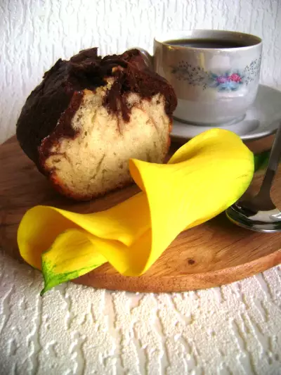Кекс мраморно-кокосовый «наслаждение»