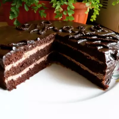 Шоколадный торт прага