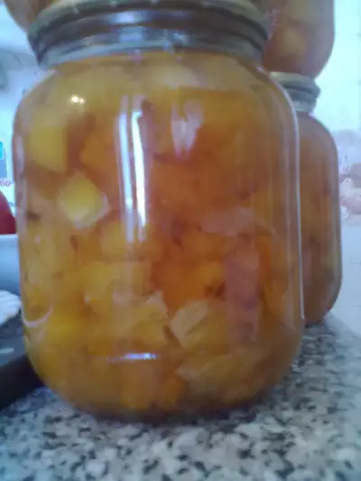 Варенье персиковое с мандаринами солнышко