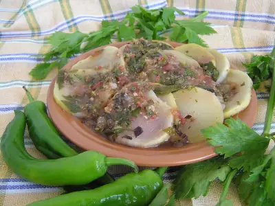Салат из кабачков горлопаны зеленые