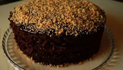 Шоколадно-ореховый торт | нежный, сочный и очень вкусный