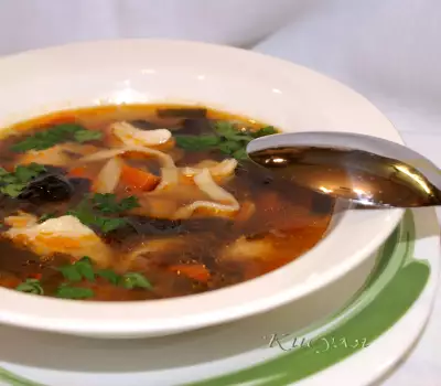 Суп с грибами по мотивам "уйхази"