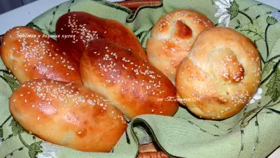 Пирожки с двумя начинками (вариант, новогодняя эстафета)