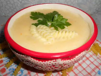 Картофельный крем суп с фузилли borges
