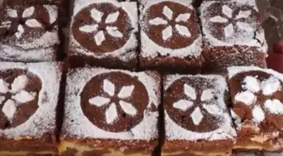 Творожно-шоколадное печенье/пирог