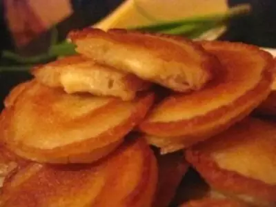 Оладьи с сыром "мини-пирожки"