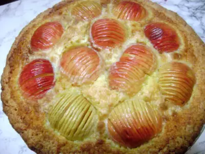 Яблочный пирог заливной