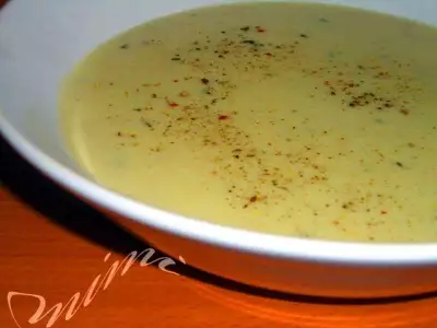 Сливочный чесночный суп-пюре