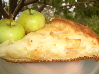Пирог "яблочная нежность "