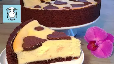 Творожно-шоколадный пирог (чизкейк).