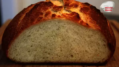 Хлеб на кефире за 5 минут