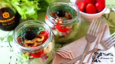 Овощной салат с тунцом (идеи для пикника)