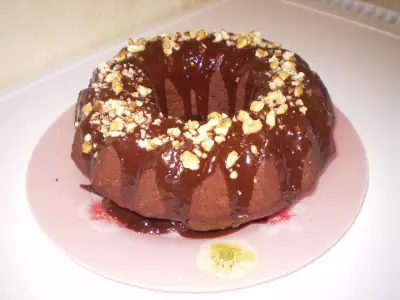 Шоколадно-ореховый кекс