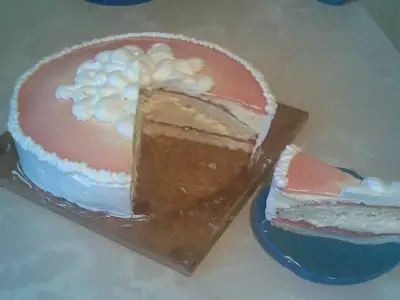 Торт творожный "ольга"