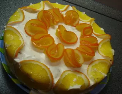 Торт десерт для именинницы зимнее солнышко