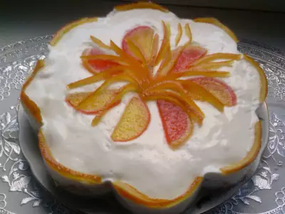 Торт-суфле " апельсиновый остров"